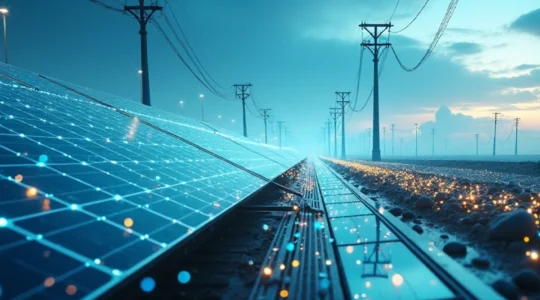 moderne Energieinfrastruktur